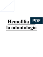 Hemofilia en La Odontologia - MONOGRAFIA