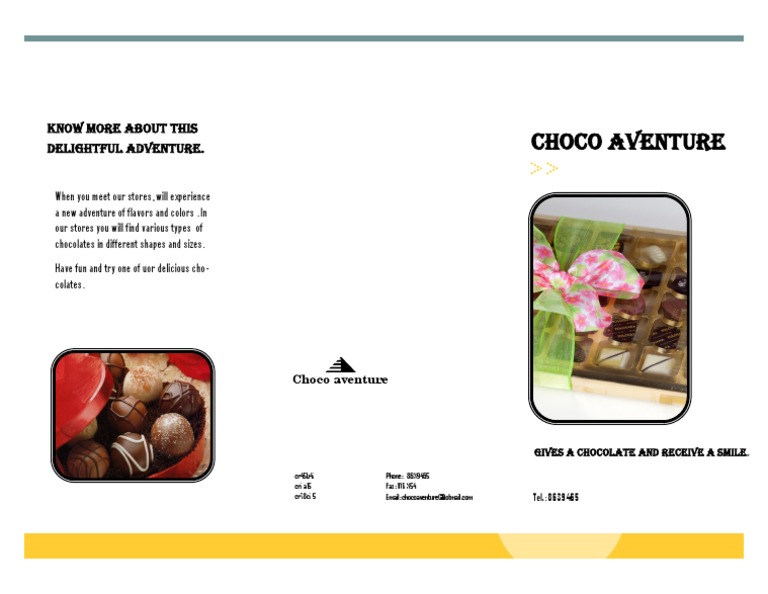 Choco Aventure: Know More About This Delightful Adventure | PDF
