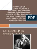La hegemonía En Ernesto Laclau (1)