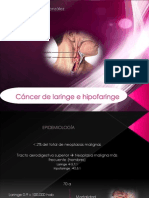 Cancer de Laringe e Hipofaringe