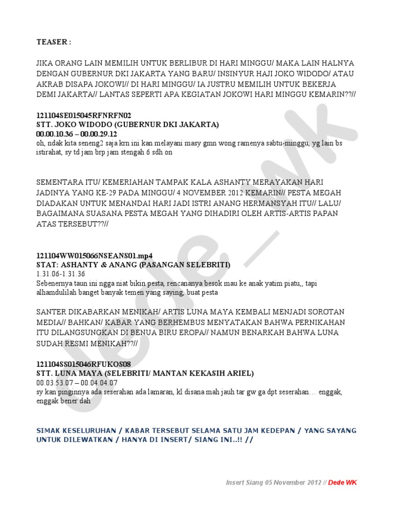 Insert Siang Trans 05 November