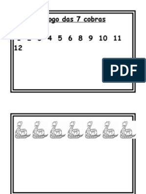 Pró-Letramento Matemática: Jogo das sete cobras