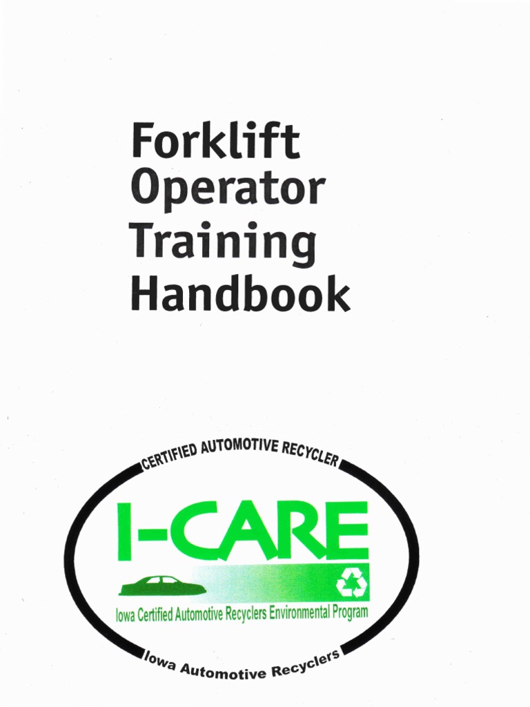 Forklift Handbook Forklift Battery (Electricity)