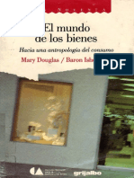 Douglas, Mary - El Mundo de Los Bienes