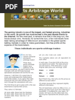 Download Sports Arbitrage Guide 04 - The Calculations by Sports Arbitrage World SN18434028 doc pdf