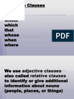 Adjective Clauses (2)