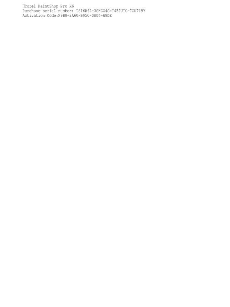 Corel Paintshop Pro X6