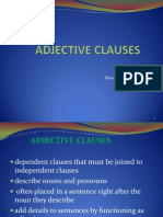 Adjective Clauses (1)
