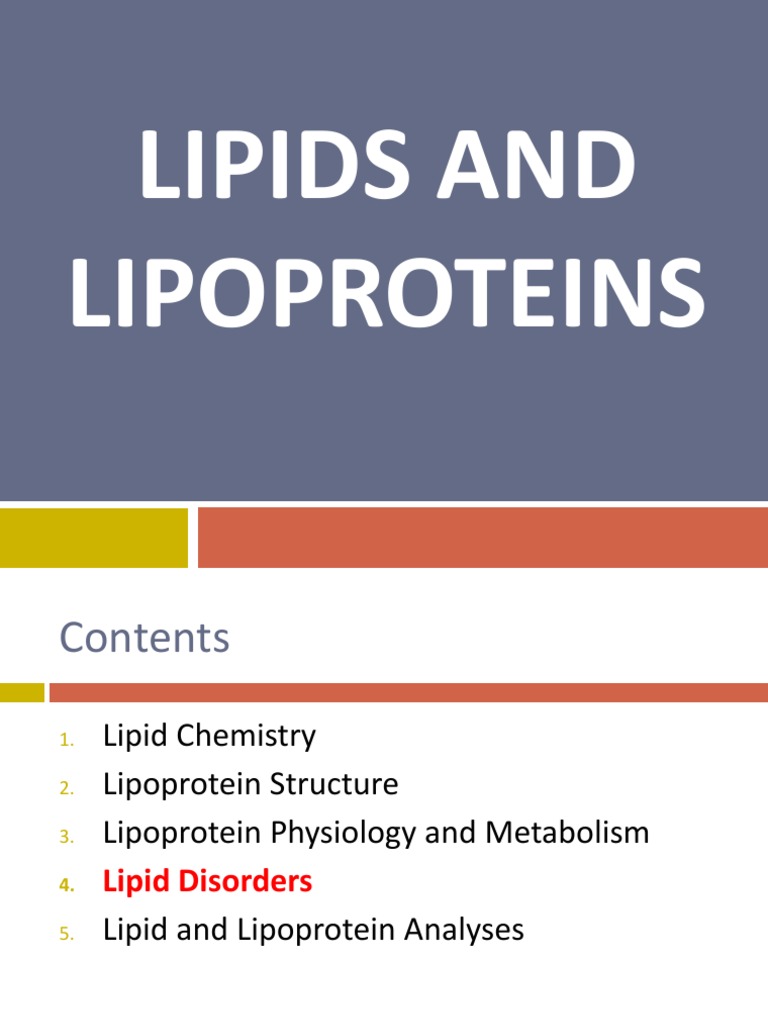 Lipid and Lipoprotein Guide | PDF | Lipoprotein | High Density Lipoprotein