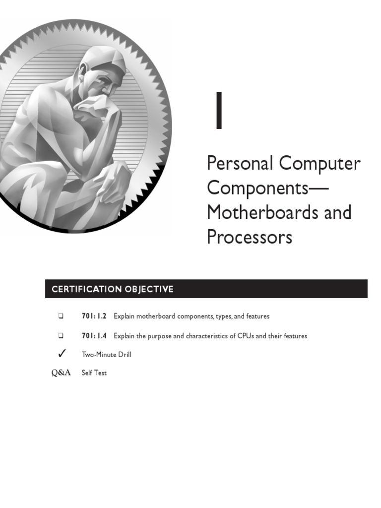 CompTIA A+ Certification (Chapter 01) | PDF | Central Processing Unit ...