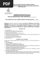 Modelo de Acta Del Consejo Tecnico-1