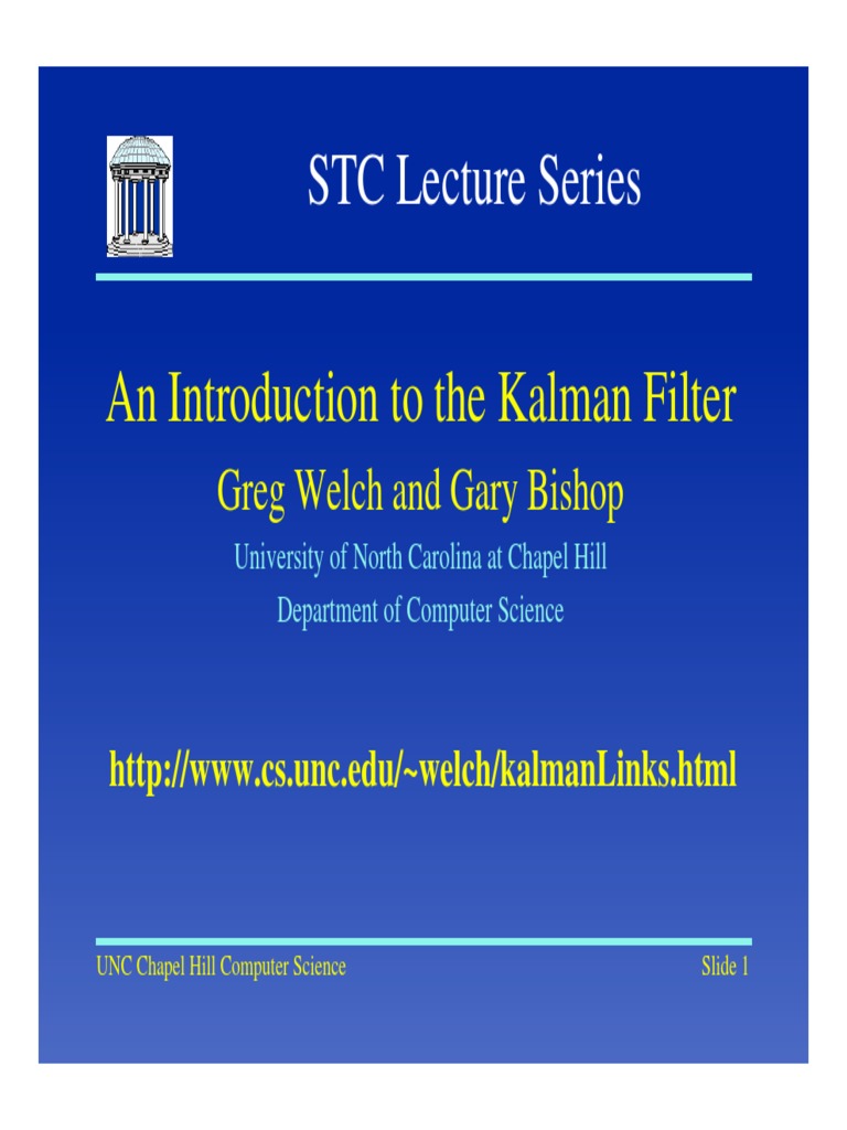 Introduction to the Kalman Filter | PDF