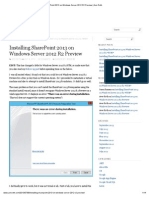 Installing SharePoint 2013 on Windows Server 2012 R2 Preview _ Aviv Roth
