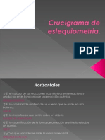 Crucigrama de Estequiometria