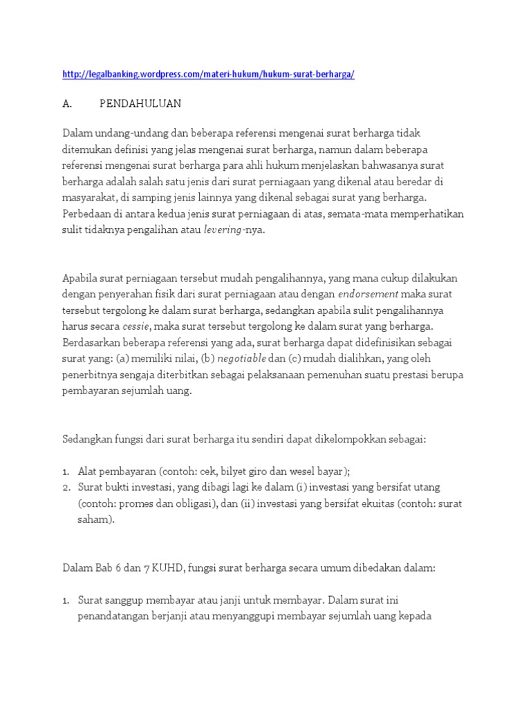Surat Berharga