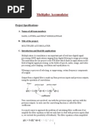 Integer Multiplication and Accumulation