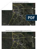 Denton Police - Marijuana Arrests in 2006 - Map Pics