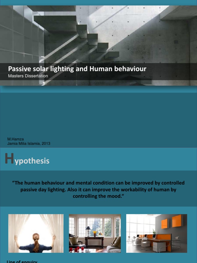 Impact of Daylight on Human Behavior | PDF