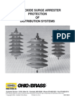 Metal-Oxide Surge Arrester Protection OF Distribution Systems