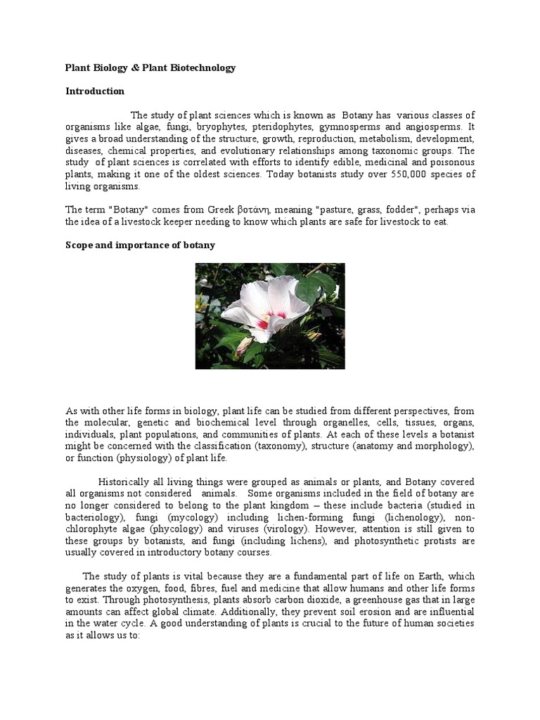 Botany Introduction Botany Seed