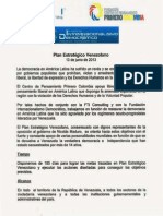 FTI Consulting & Fundación Colombia - Plan Estratégico Venezolano 2013