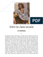 Aristóteles - Sobre las clases sociales