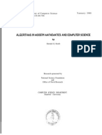 Algorithms in Modern Mathematics Computer Science Al Kwarizmi