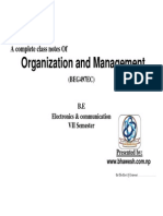 Organization and Management