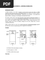 Assignment 3 - Buffer Overflows: Example