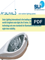 X-Series X-Series: Solar Outdoor Lighting Systems