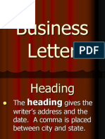 business letter