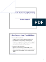 Financial Accounting & Reporting: Short-Term vs. Long-Term Liabilities