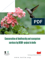 Conservation of Biodiversity and Ecosystem Services by REDD+ Project in India