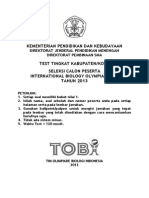 Download Soal Olimpiade Biologi 2012 by Dedek Wahidah SN184416775 doc pdf