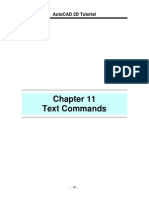 Text Commands: Autocad 2D Tutorial