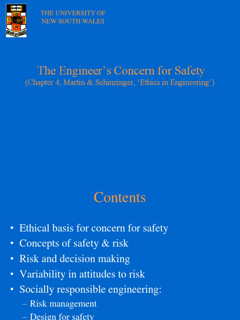 Engineer's Ethical Safety Concerns | PDF | Risk | Safety