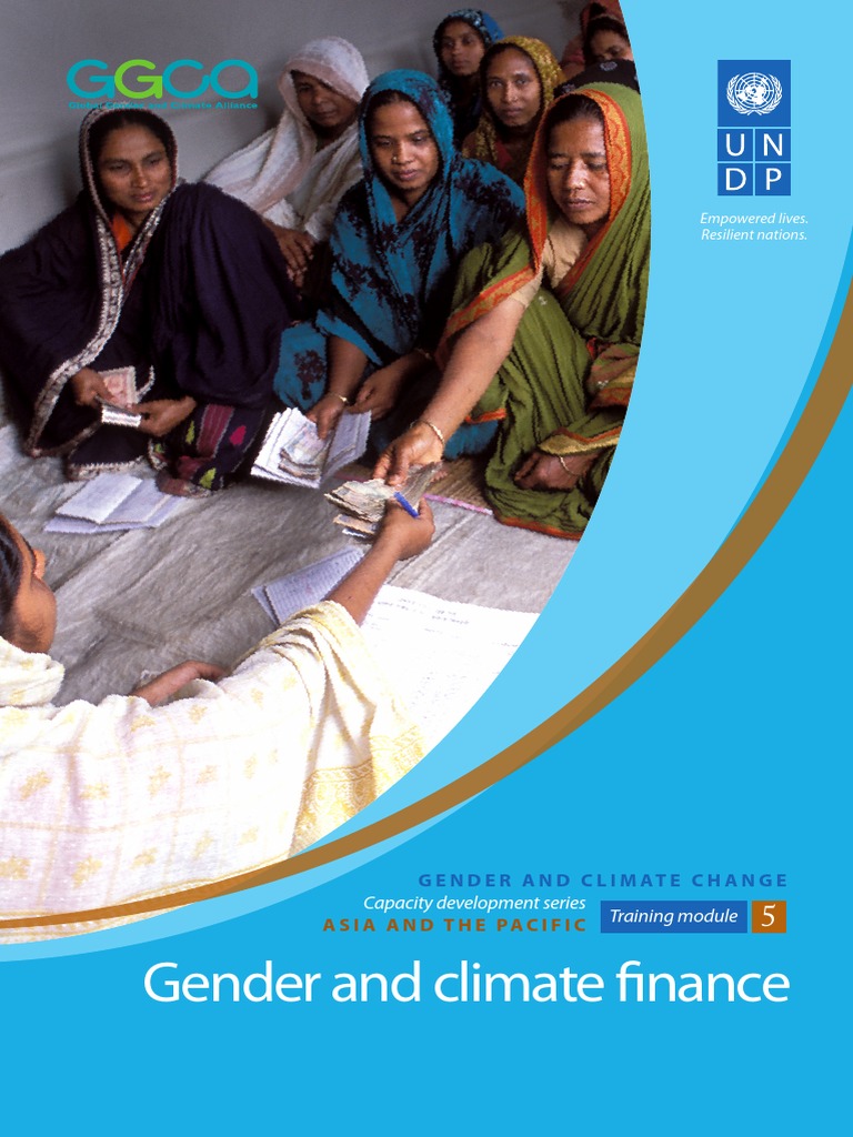 Training Module: Gender and Climate Finance | PDF | Reducing Emissions ...
