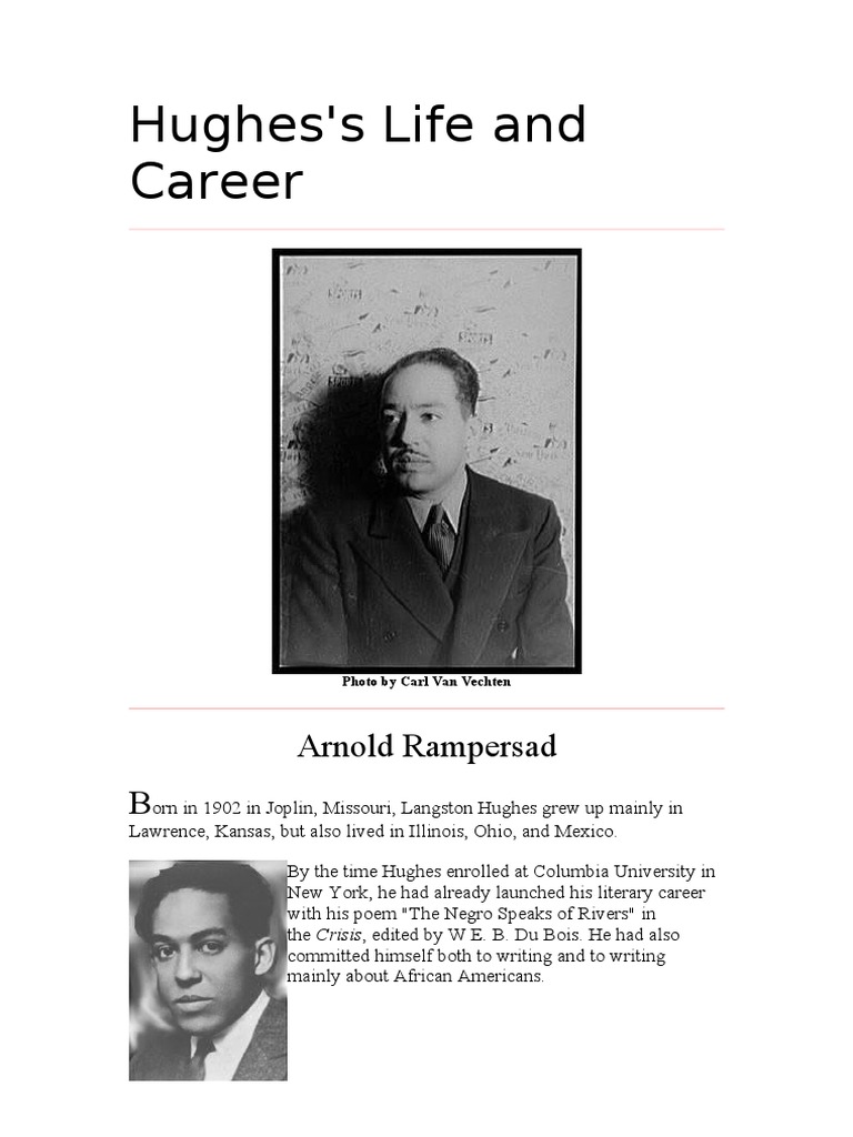 Hughes's Life and Career | PDF | Poetry | Politics (General)