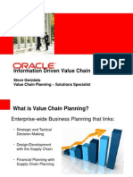 Value Chain Planning Overview