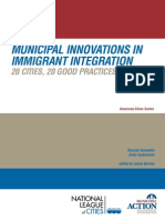 Municipal Innovations Immigrant Integration 20 Cities Sep10