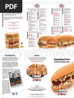 Capriotti's DC MStreet Menu