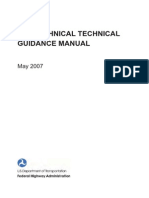 Draft: Geotechnical Technical Guidance Manual