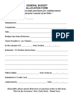 Reimbursement Form