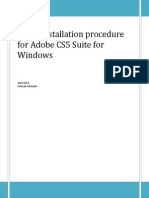 Silent Installation Procedure for Adobe CS5 Suite