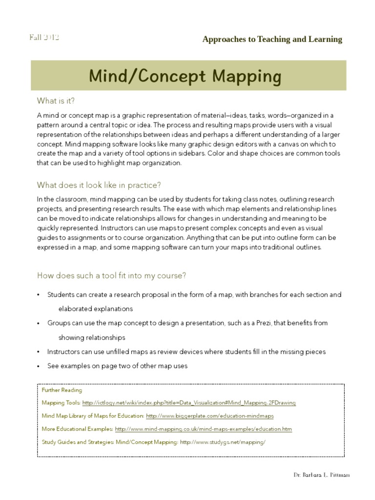 Mind/Concept Mapping | PDF | Map | Concept