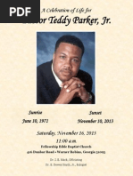 Download Program for Funeral of Pastor Teddy Parker Jr by Leonardo Blair SN184508144 doc pdf