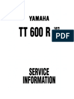 Yamaha TT600R Werkstatthandbuch