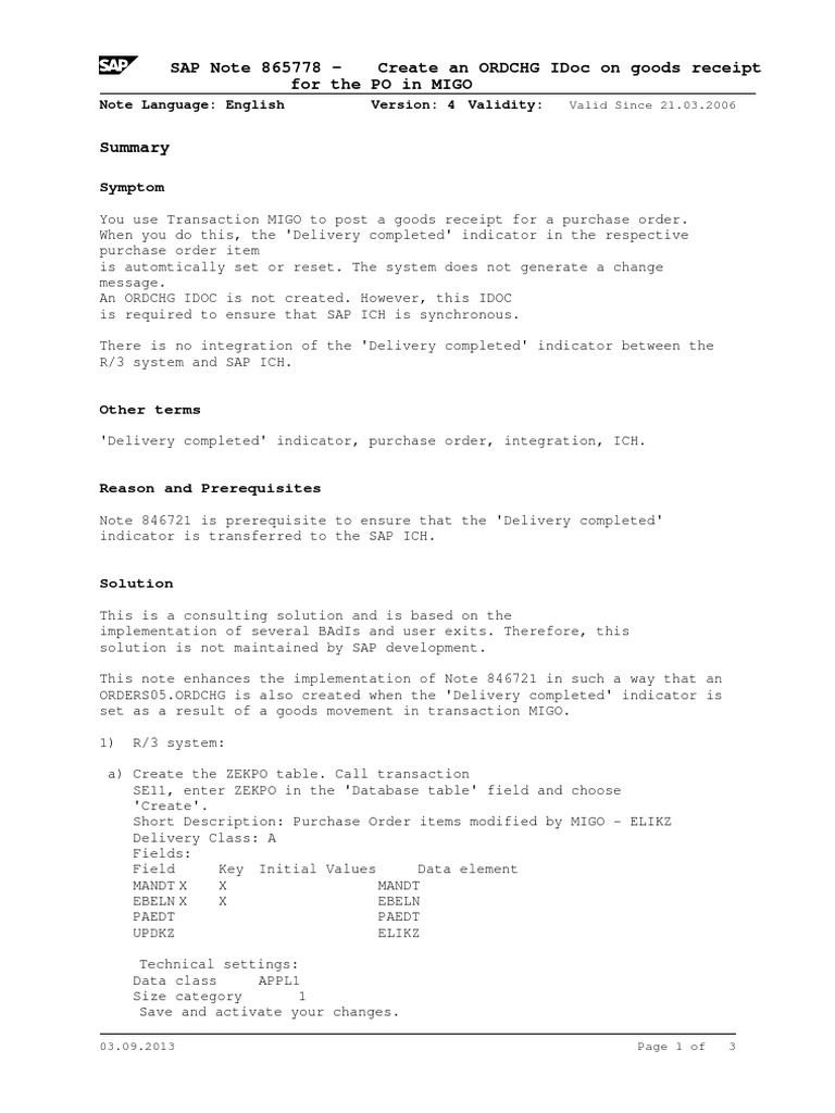 Delivery Indicator | PDF