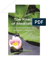 The Knack of Meditation