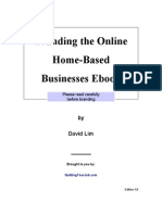 Branding The Online Home-Based Businesses Ebook: by David Lim